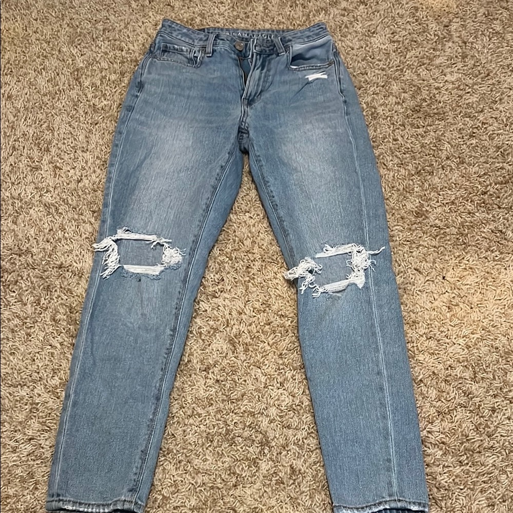 American Eagle Mom Jeans 00
